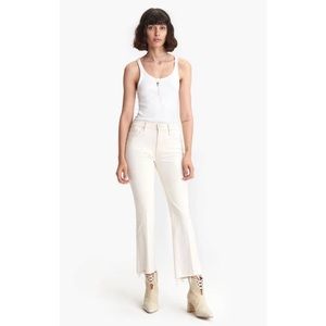 MOTHER Insider Ankle Fray Jeans
